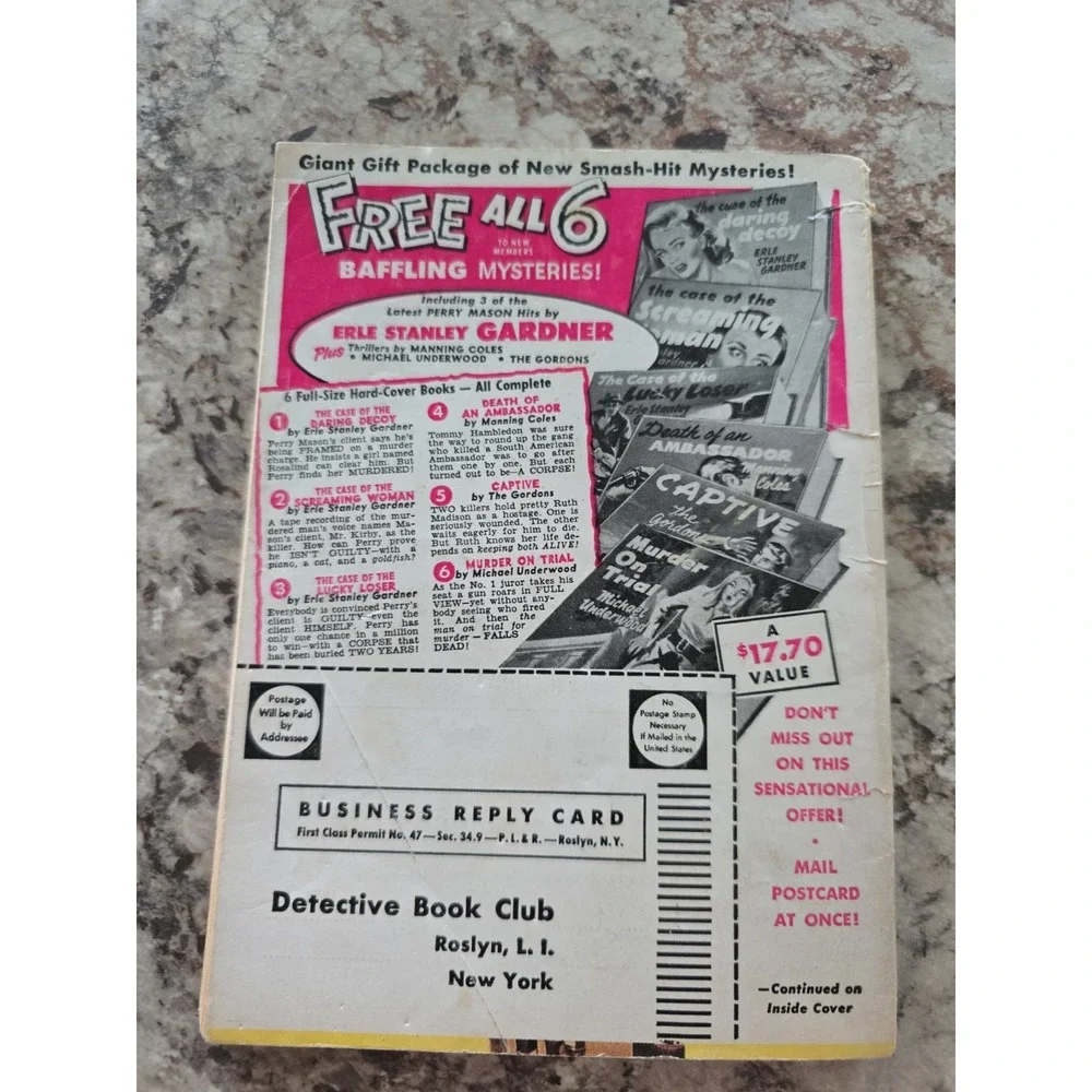 Mike Shayne Mystery Magazine January 1959 Brett Halliday Frank Ward
